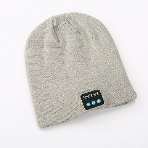 Bluetooth Beanie Hat with Built-In Wireless Headphones