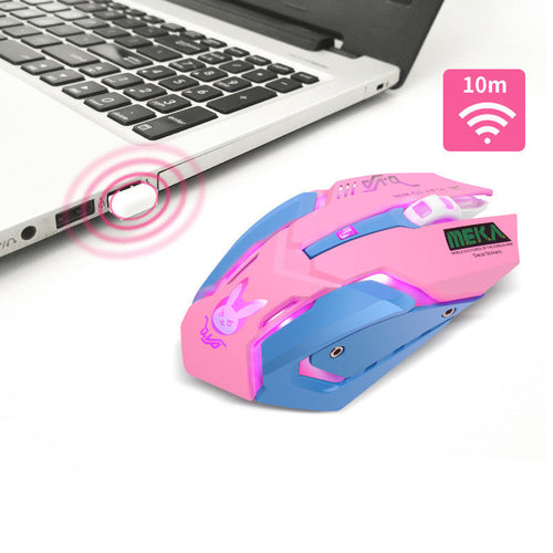 Aithera Silent 6-Button Wireless Gaming Mouse — 2400 DPI