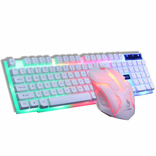 Gaming Keyboard & Mouse Set with RGB Backlight