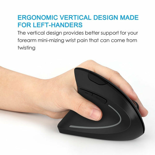 2.4G Wireless Ergonomic Vertical Mouse — Left & Right Hand | RGB | 6-Button
