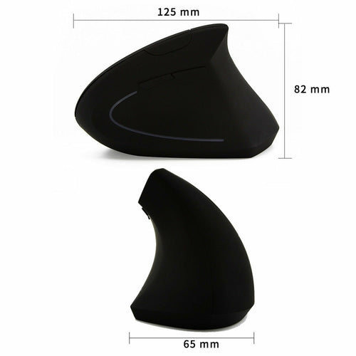 2.4G Wireless Ergonomic Vertical Mouse — Left & Right Hand | RGB | 6-Button
