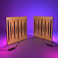 PULSAR RGB Acoustic Panel Kit — 2-Pack with LED Stand