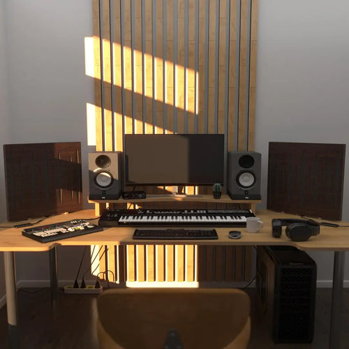 PULSAR RGB Acoustic Panel Kit — 2-Pack with LED Stand