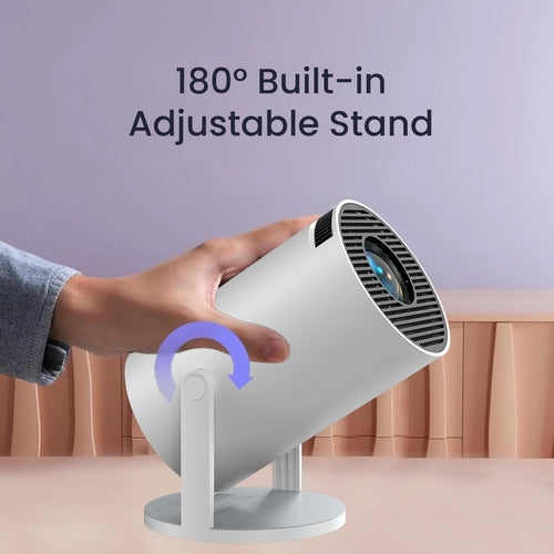 Android 11 Smart Projector – 720p HD, WiFi, 120" Display