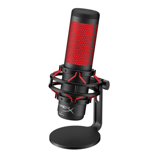 RGB Condenser Microphone — Microphone Computer Gaming Live Microphone - Tap-to-Mute | 4 Polar Patterns | Built-in Headphone Jack